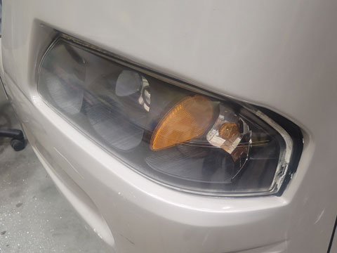 Headlight Restoration on a 2004 Winnebago Adventurer - After