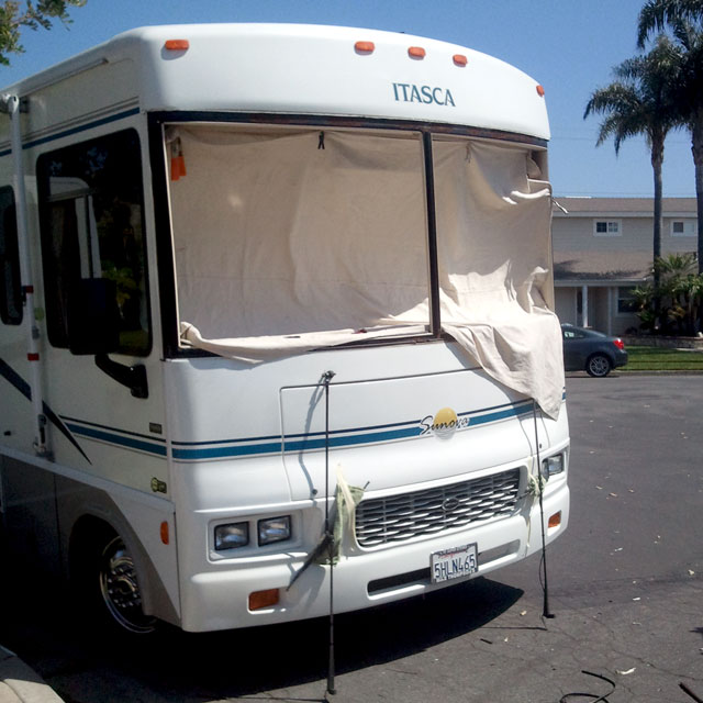 Motorhome Windshield Replacement Orange County, California