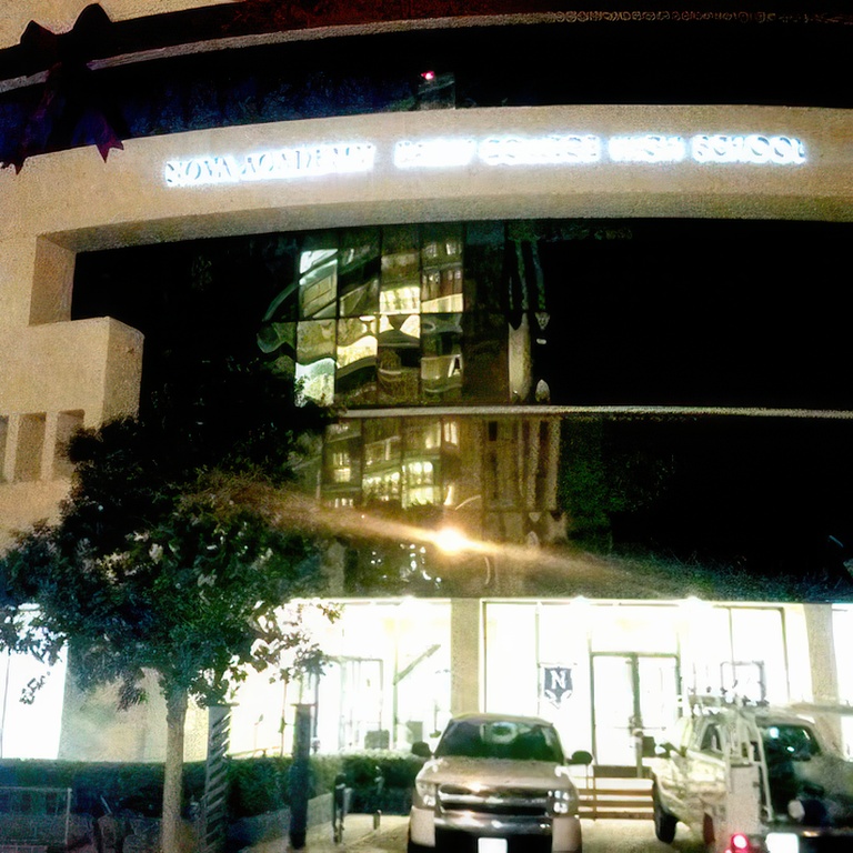 Architectural glazing project at the Nova Academy in Santa Ana, CA